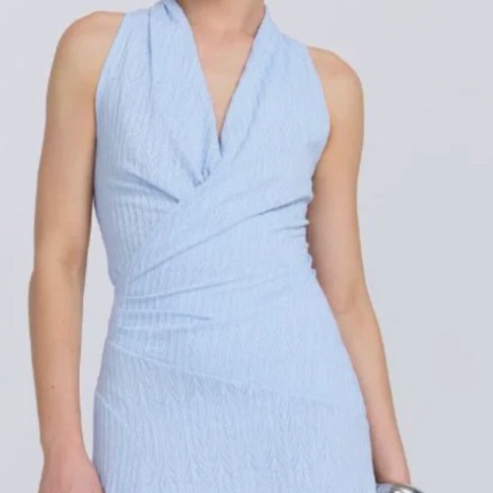 NWT SOVERE NOSTALGIA MESH DRESS - SKY Size S